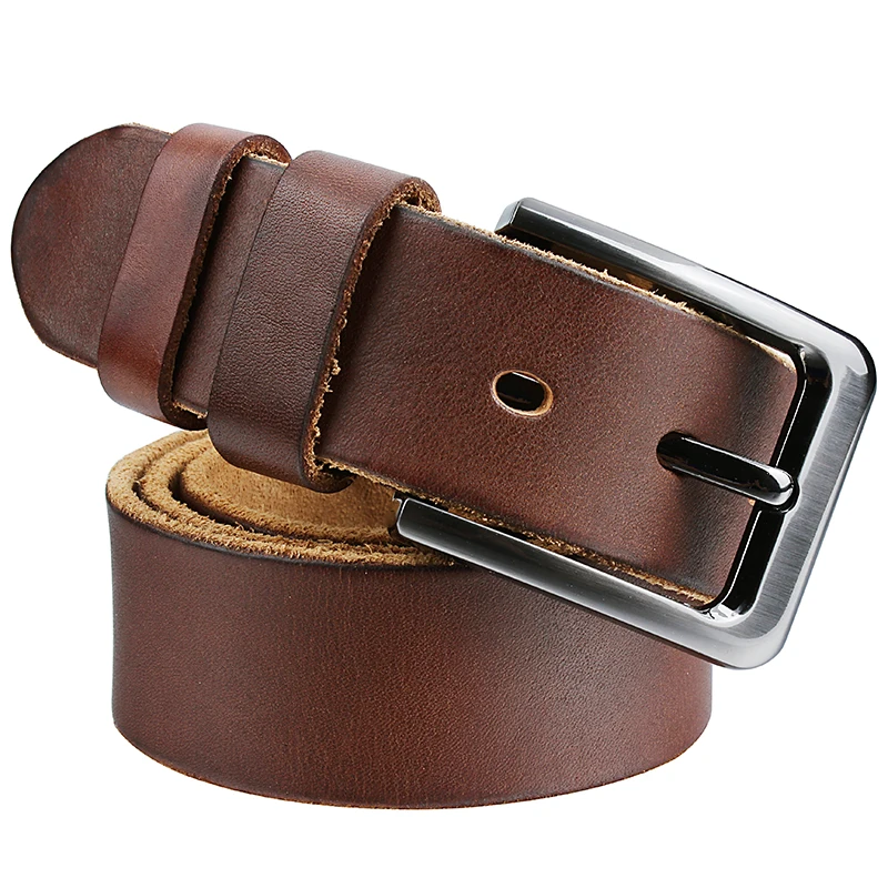 

Discount 2017 New Style Water Processing Belt Mens Durable Cow Belts Male Strap Pin Buckle Imported From Italy
