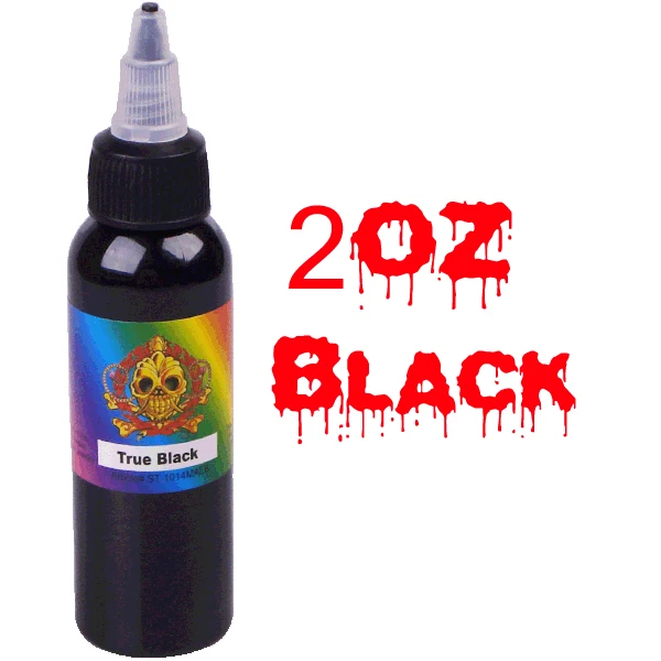 Buy 2pcs Tattoo Ink 60ML (Black Color) Permanent