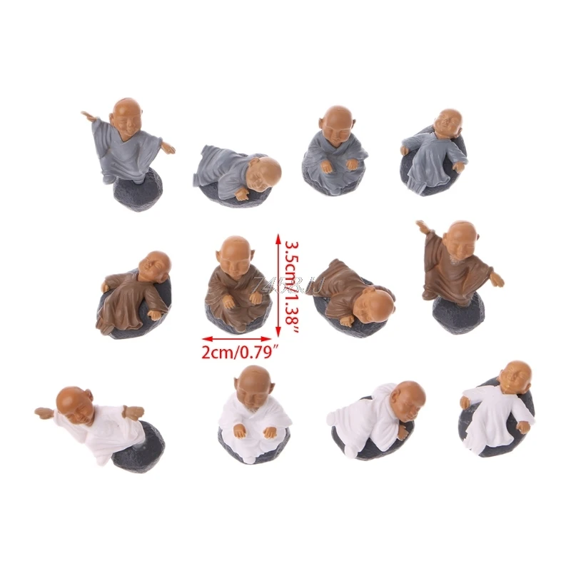 Monk Figure Ornaments Kung Fu Doll Toy Mini Dollhouse Bonsai Garden Decor Gift G06 Drop ship Monk Figure Ornaments Kung Fu Doll Toy Mini Dollhouse Bonsai Garden Decor Gift G06 Drop ship