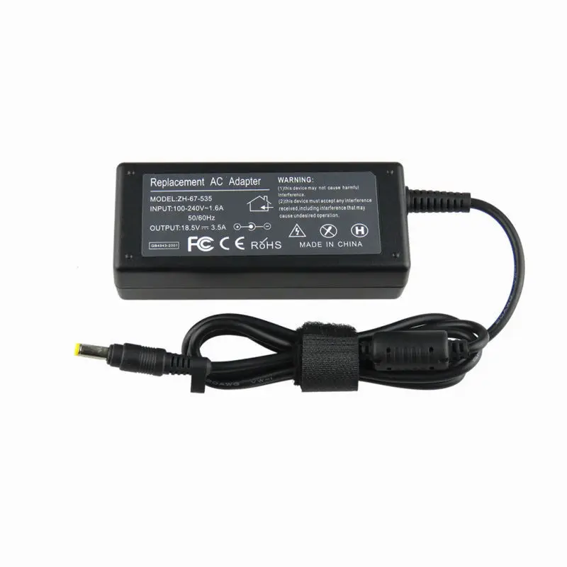 

18.5V 3.5A 65W Laptop Ac Power Adapter Charger For Hp Laptop Compaq 500 510 520 530 540 550 620 625 Cq515 4.8Mm * 1.7Mm