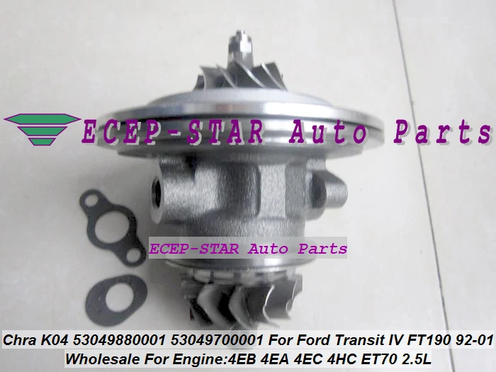 Turbo Cartridge Chra Core K04 53049880001 53049700001 1057139 Turbocharger For Ford Transit IV FT 190 4EB 4EA 4EC (1)