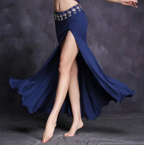 Хорошее качество танец живота костюм танец живота юбка для женщин 5 цветов Одежда для танцев M, L XL