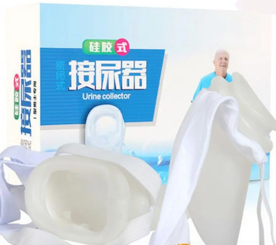 5 set Male /Female Urine Bag Urine Collection Set Breathable Urinal