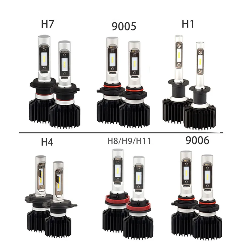 Автомобильные фары SEALIGHT H4/HB2/9003 Hi Lo LED H7 H8/H9/H11 HB3/9005 HB4/9006 H1 ближнего света 6000K 6000Lm