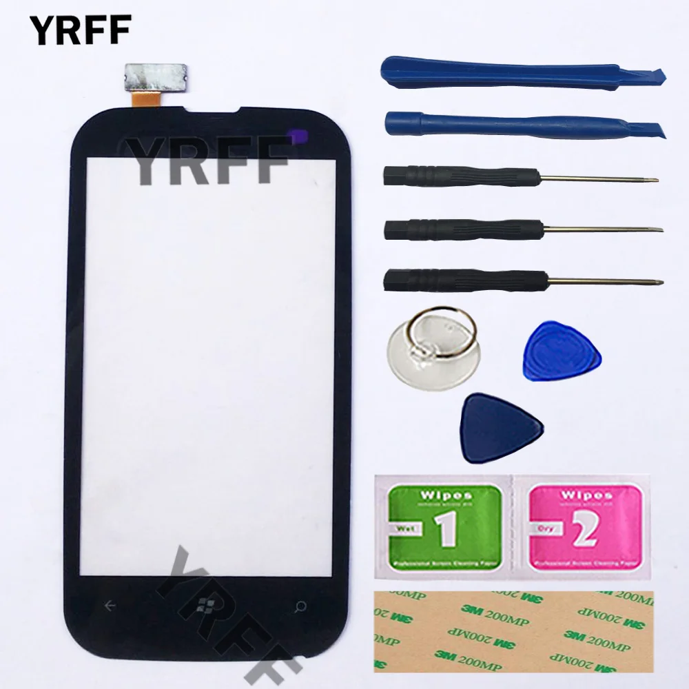 

4'' Mobile Touch Screen For Nokia Lumia 510 N510 Touch Screen TouchScreen Panel Sensor Digitizer Outer Glass Lens Tools Gift