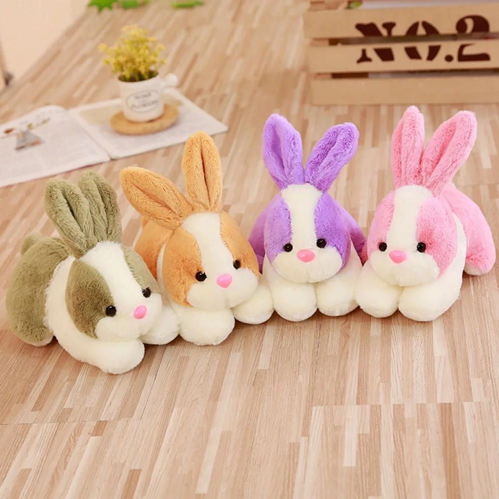 GGS 22cm Cute Lying on the floor Rabbit plush toy dolls Animal