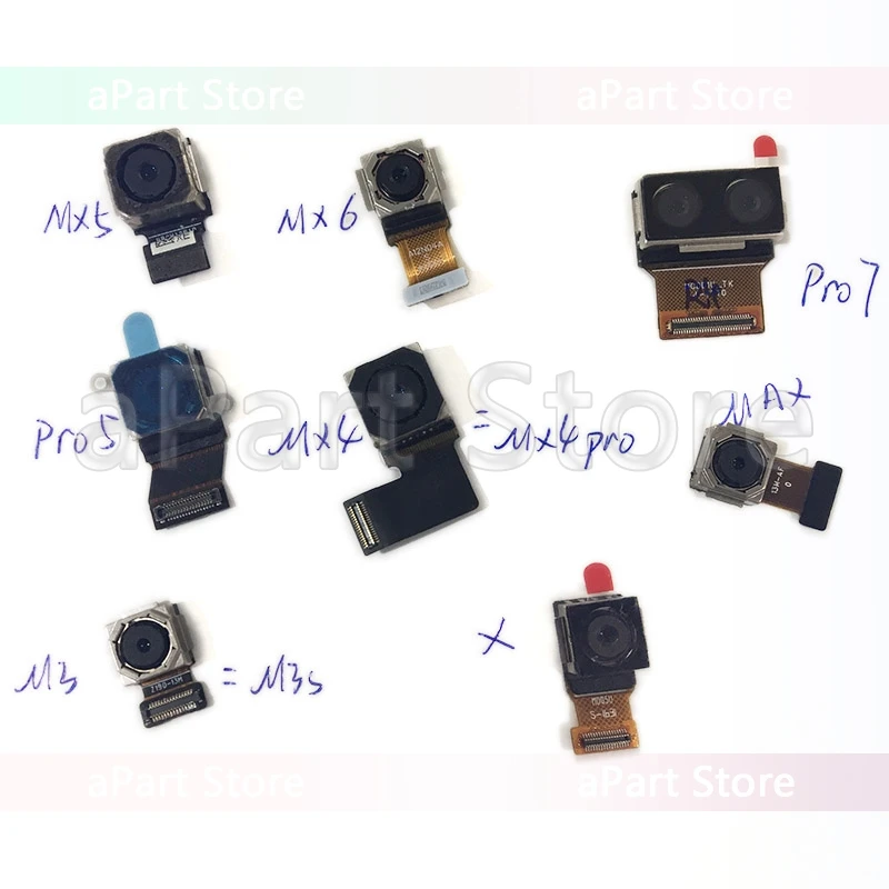 

Back Camera Flex For Meizu MX2 MX3 MX4 MX5 MX6 Pro 5 6 7 Plus Main Big Back Camera Flex Cable Original