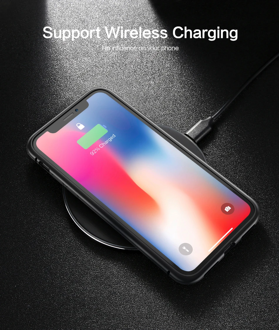 Tempered Glass Phone Case For iPhone 7 8 Plus Luxury 2 in 1 Magnetic Adsorption Clear Back Cover For iPhone X 10 8 7 Plus Case (7)