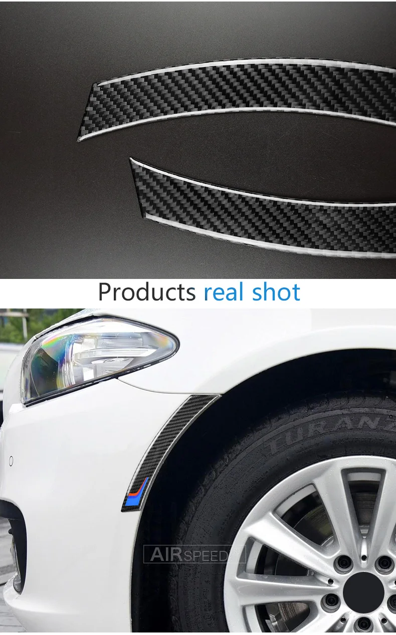 Carbon Fiber Wheel Protector Car Bumper Sticker Car Anti-collision Strips for BMW E90 E60 E84 F10 F07 F30 F34 F01  (7)