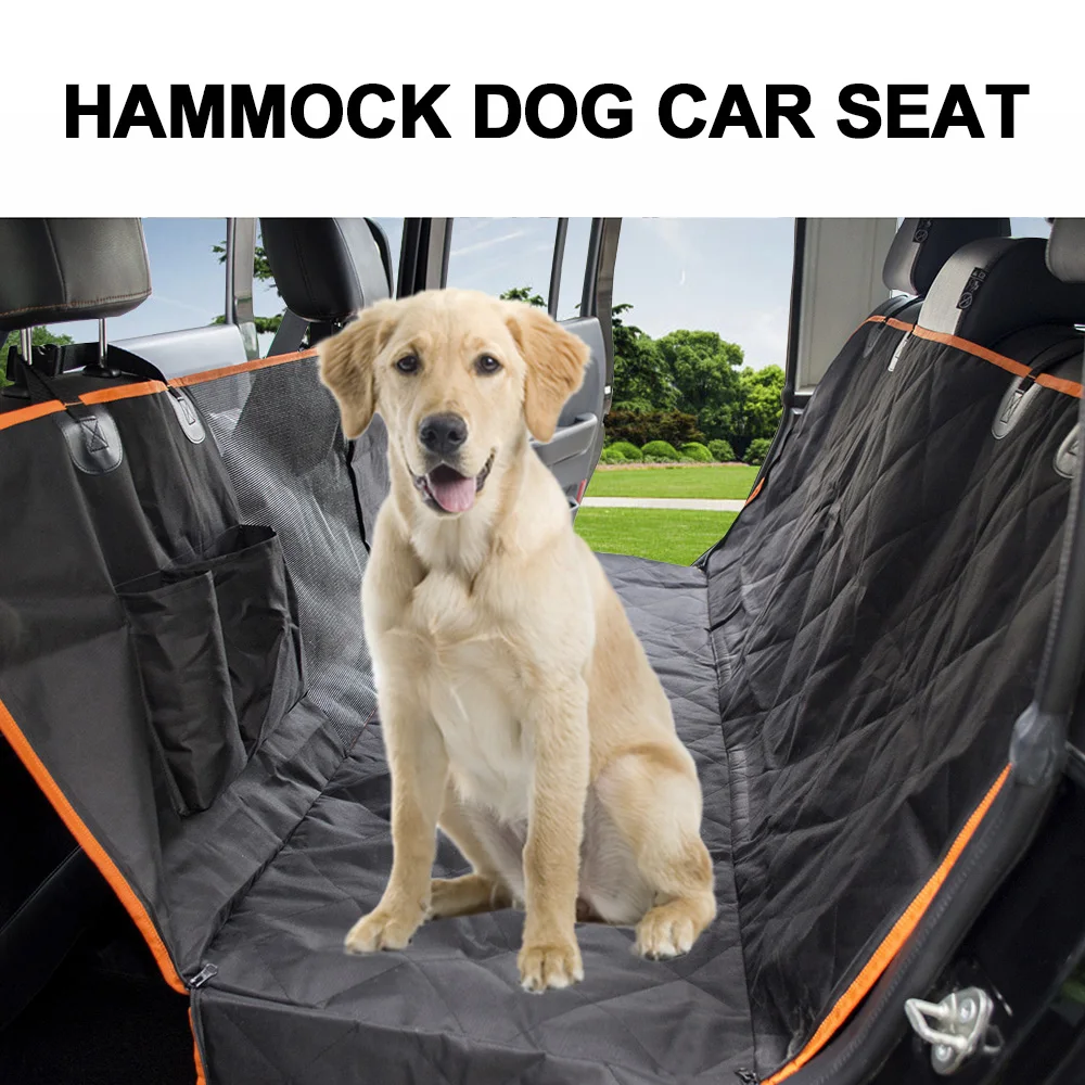 Водонепроницаемый устойчивый к царапинам нескользящий заднее сиденье автомобильный коврик для домашних животных с пряжкой ремня безопасности для домашних животных гамак чехол для на автомобильное сиденье для перевозки собак