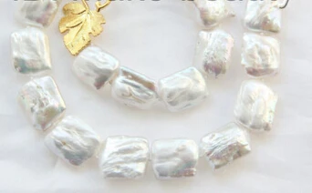 

Hot sell ->@@ AS3191stunning big 22mm baroque white freshwater cultured pearl necklace -Top quality free shipping