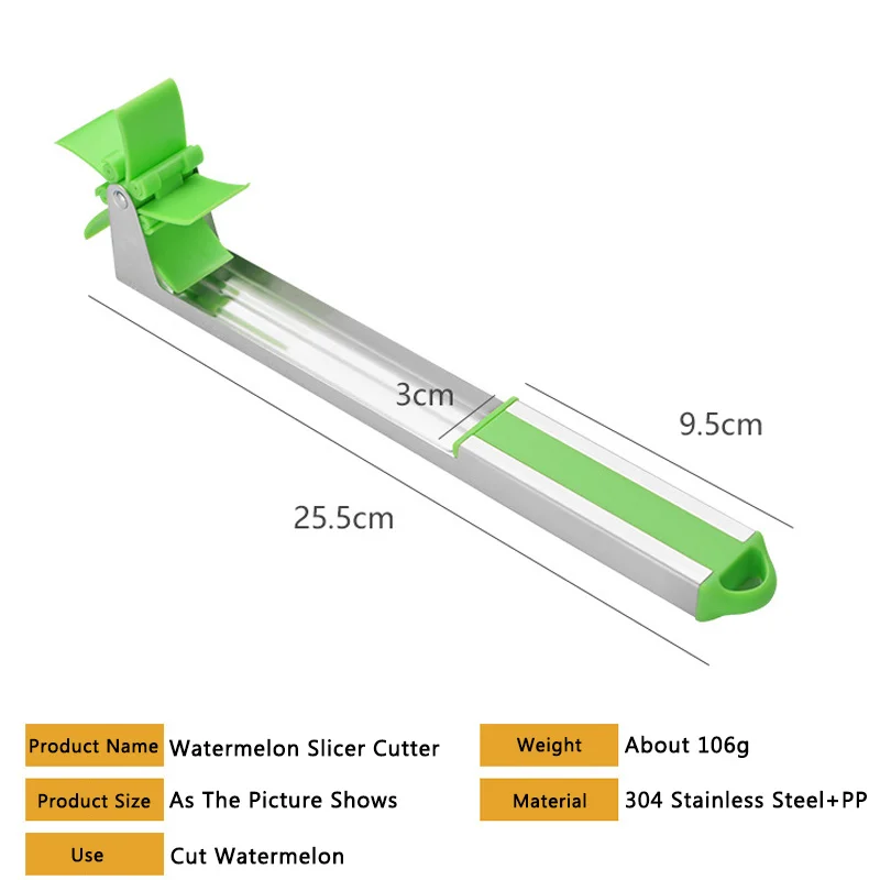 Arsmundi кухонные аксессуары, креативная ветряная мельница с арбузом, слайсер из нержавеющей стали, ветряная мельница, тип, овощерезка, кухонные гаджеты