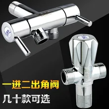 Tongjiao клапан в два небольших Po три цепочки сепаратор воды горячей и холодной воды двойного назначения переключатель 304 нержавеющая сталь