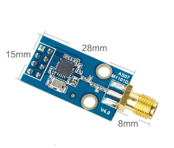 

2PCS 433M 10mW SPI 700m Wireless module CC1101 transceiver radio frequency serial communication transmission