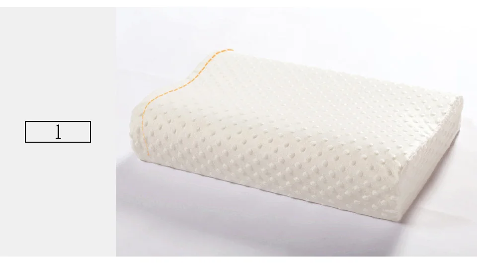 Contoured Cervical Orthopedic Pillow For Neck Pillow Memory Foam Pillow Latex Case Soft Slow Rebound Memory Foam Cervical Pillow   (5)
