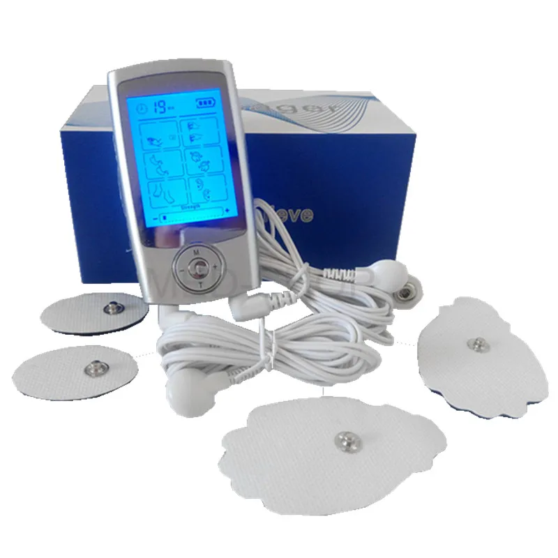 Health Care Body Massager Dual Tens Machine Digital Electrical Therapy Acupuncture Massageador