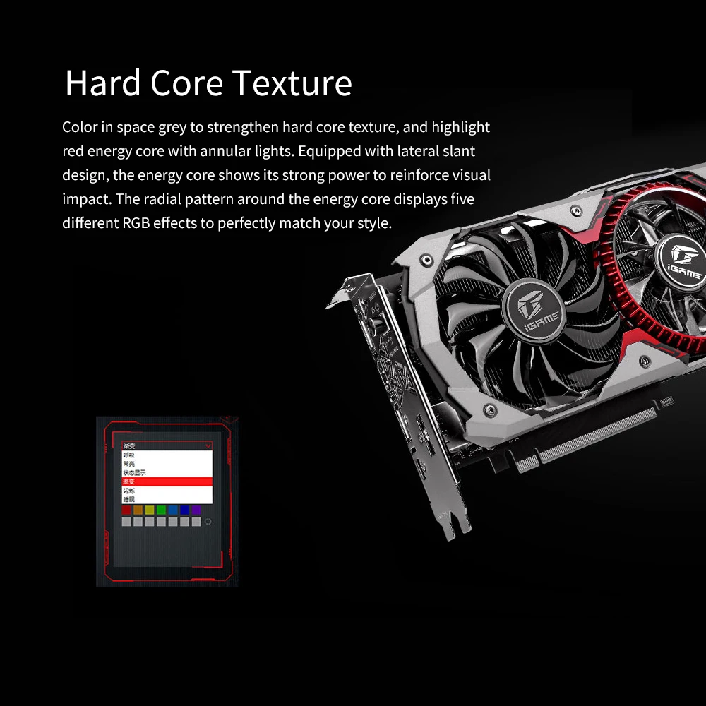 Цветная видеокарта GeForce RTX 2070 SUPER Graphic Card Advanced OC GPU GDDR6 8G iGame 1605/1770Mhz Поддержка SLI для игровых ПК