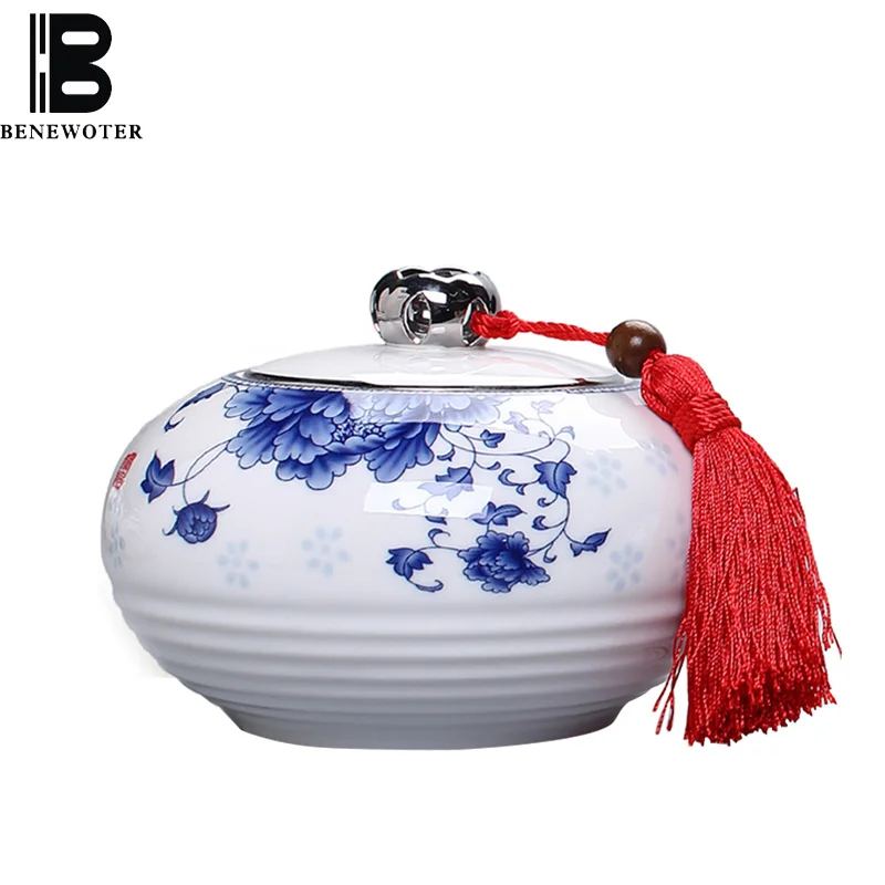 Jingdezhen Blue and White Porcelain Tea Set Accessories White Ceramic