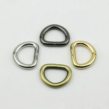 

BDTHOOO 40pcs Inner Diameter 15mm Wire D Duckle Iron Plating Buckle DIY Bag Handbag Strap Buckle Luggage Belt Hardware Accessory