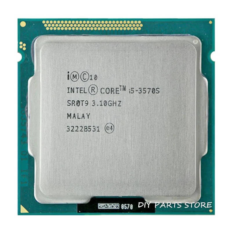 Процессор Intel Core i5 3570S i5-3570 S cpu 3,4 ГГц/6 Мб Socket LGA 1155 cpu Процессор HD 2500 поддерживаемая память: DDR3-1066, DDR3-1333