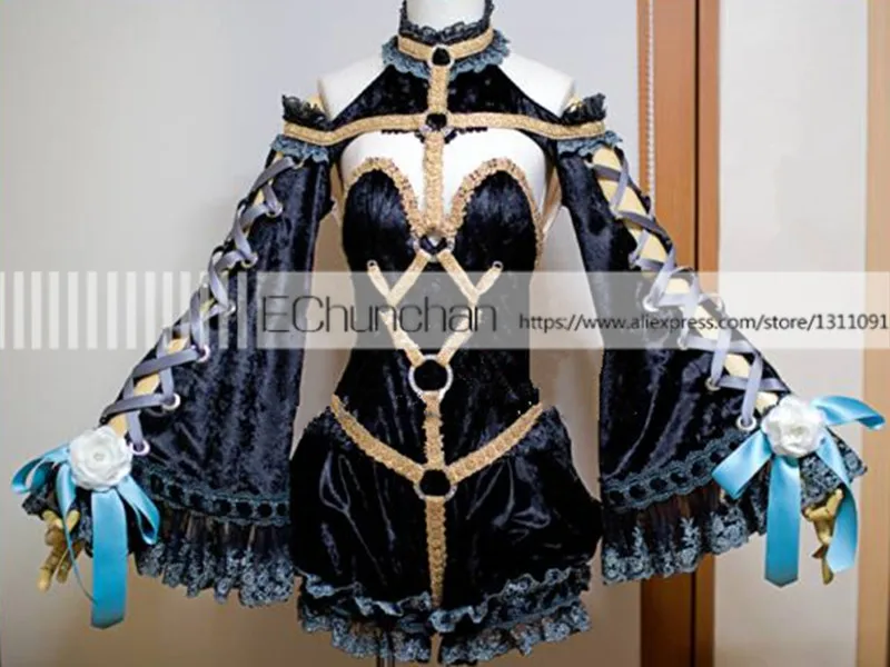 Платье для косплея Fate/EXTRA CCC тамамо no Mae Caster Lancer магический костюм с шапочкой|costume