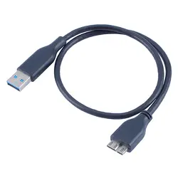Верхний USB 3,0 кабель USB3.0 HDD кабель для передачи Данных Мужчина Micro-B удлинитель USB удлинитель
