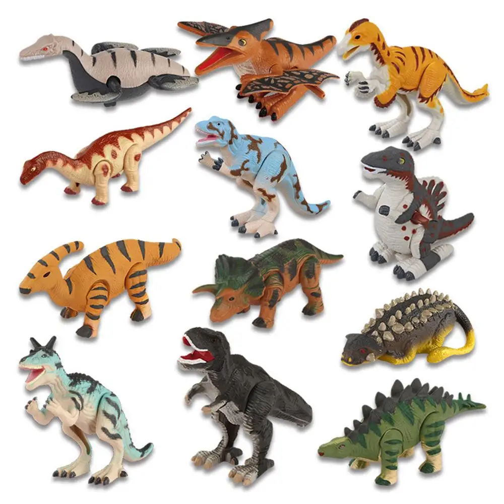 

Children Clockwork Dinosaur Toy 12 Style Lovely Wind Up Dinosaurs Walk Swim Toys for Toddlers Kids