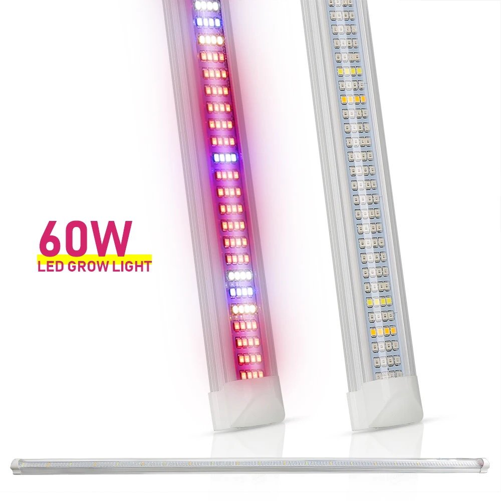  5Pcs/lot Integrated LED Tube Lamp Light 30W 45W 60W Full Spectrum LED Strip For Plants Hydroponic S - 32902054719