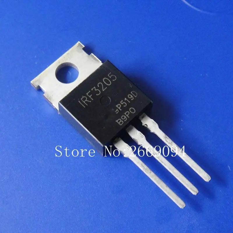 

10pcs free shipping IRF3205 IRF3205PBF MOSFET MOSFT 55V 98A 8mOhm 97.3nC TO-220 new original