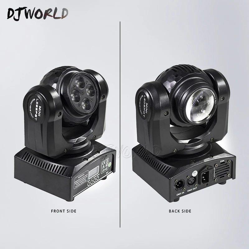 

4PCS LED Wash Double Sides 4x10W+4x10W RGBW Wash Moving Head Bean DMX512 Stage Effect Lighting For Party DJ Disco Christmas