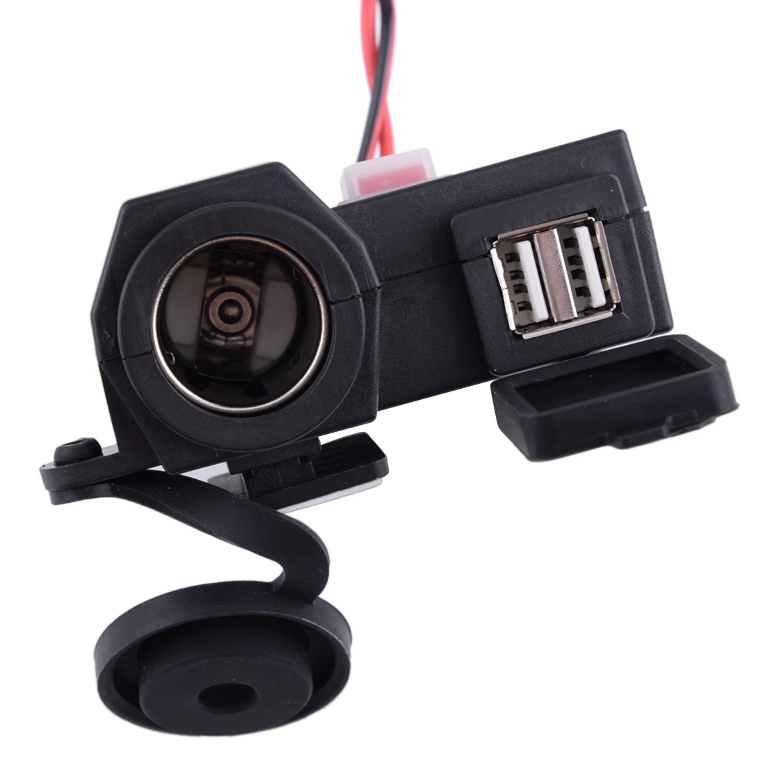  CITALL Neue Wasserdichte 12V Motorrad GPS Telefon Zigarette Leichter Dual USB Steckdose Ladegerät L