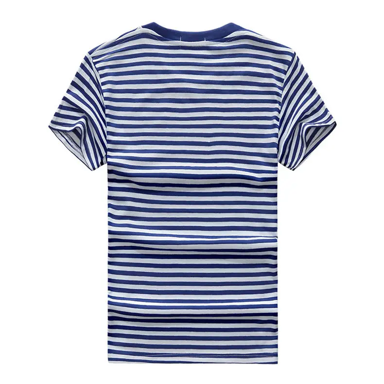 5XL Plus Size T shirts Men Women Summer Spring Short Sleeve Cotton Striped Male Tees shirt Casual Basic Brand MuLS Mens Clothing-07