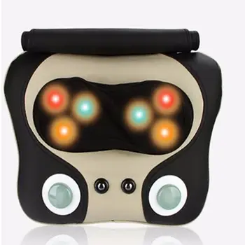 

Free shipping! Black color Neck and Back Tapping Kneading Massage Cushion/massage pillow