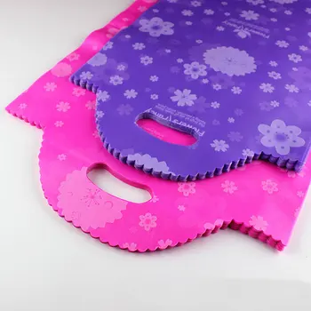 

50pcs Large Plastic Jewelry Gift Bags Thicken Transparent Flower Tote Bags Clothing Cosmetic Shopping Bags Jewelry Package Bag