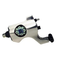 Серебряный RCA Босс Facebook Епископ Стиль Ротари Татуировки Machine Gun Перманентный Макияж Машина maquina де tatuagem tatuaje profesional