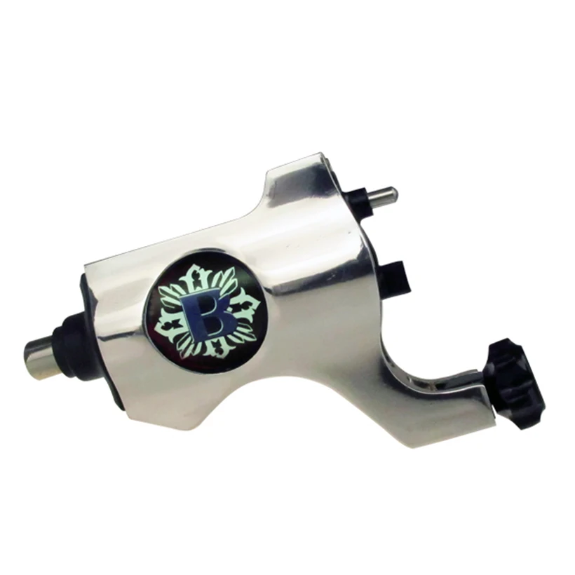 

Silver RCA Boss Bishop Style Rotary Tattoo Machine Facebook Gun Permanent Makeup Machine maquina de tatuagem tatuaje profesional