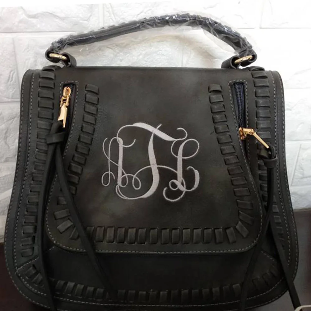 Personalization Faux Leather Guitar Strap Saddle Bags Tassel Shoulder