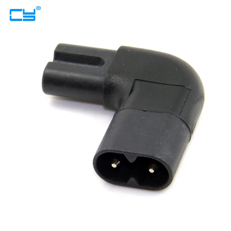 

Figure 8 IEC 320 C7 to C8 90 Degree Left & Right Angled AC Power Adapter Male Female Extension