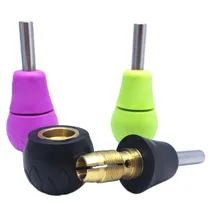 Модный силиконовый медный захват машины татуировки ручка замок дизайн поставки принадлежностей для татуировок 3 Цвета