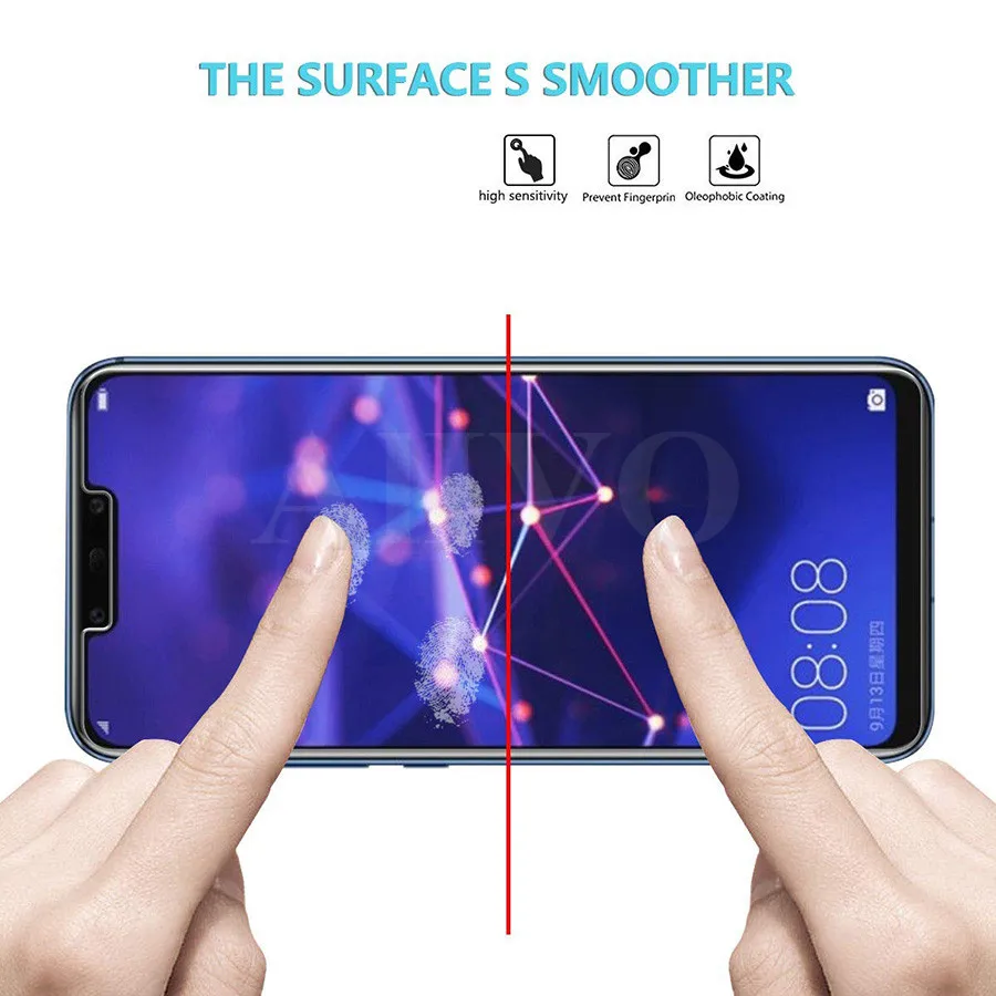 2 шт./лот 2.5D полное покрытие Премиум Закаленное стекло для Huawei Nova 3i 3 8X Mate 20 P20 Pro Lite
