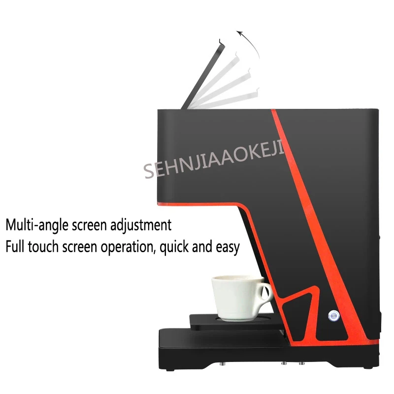  3D coffee printing machine Automatic touch screen milk tea coffee printing machine With WIFI connec