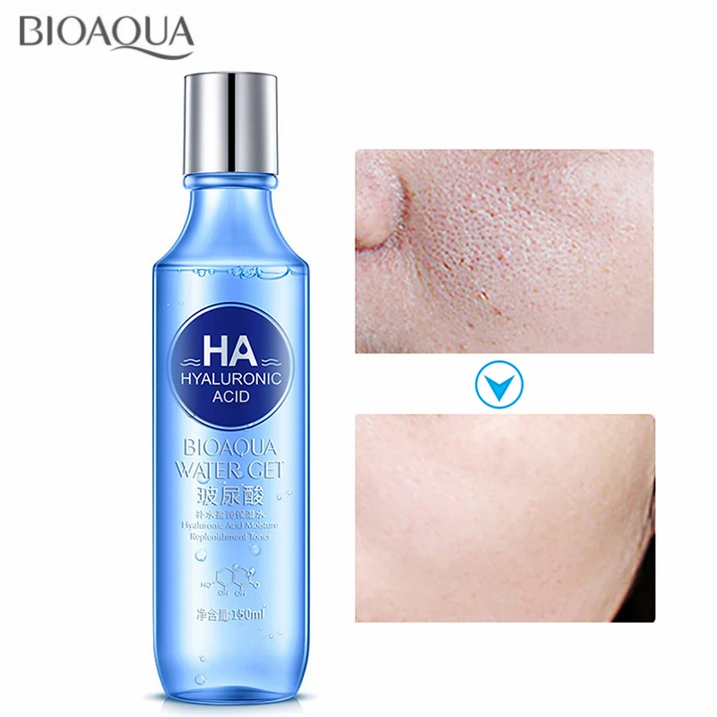 

BIOAQUA Hyaluronic Acid Moisturizing Toner Face Toners Skin Care Hydrating Whitening Oil-Control Acne Treatment Beauty Face Care