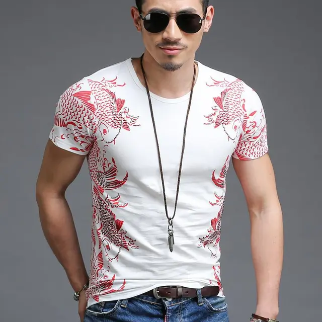 2015 Exclusive design men Casual T shirt men short sleeve T shirt men's ...