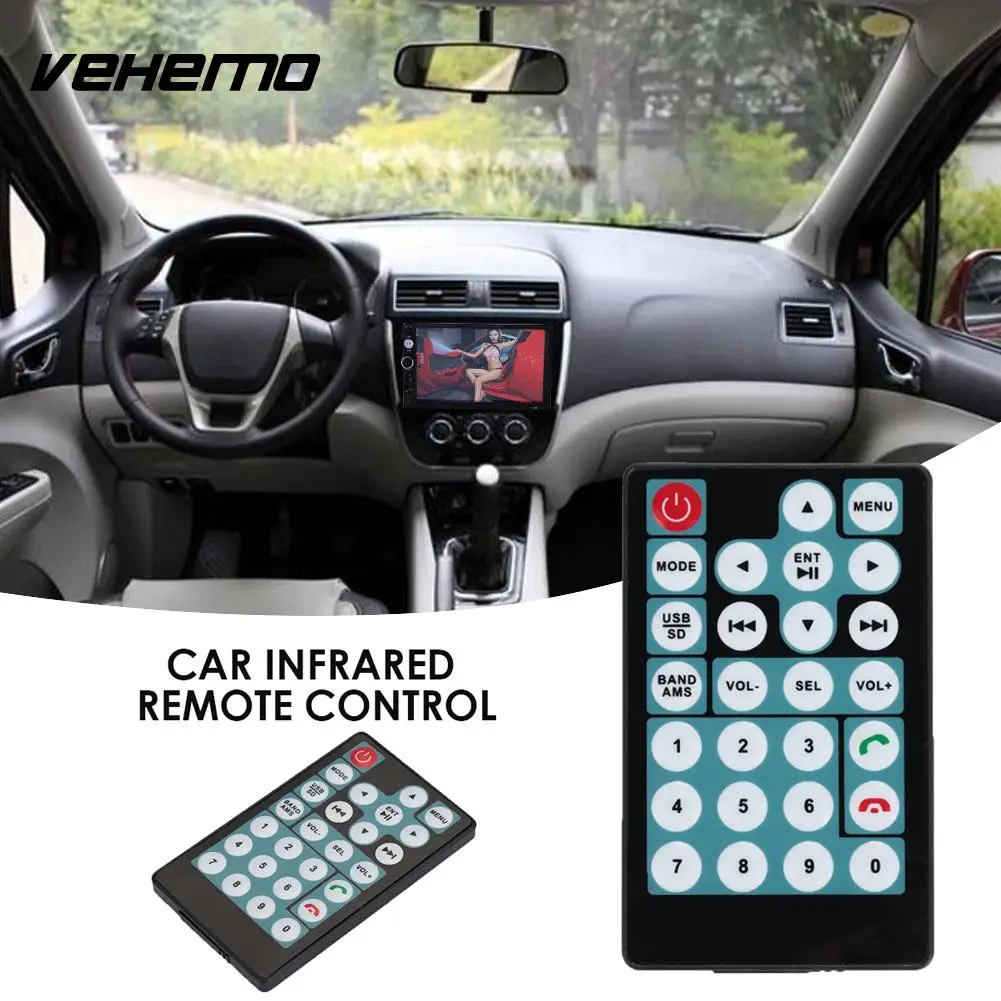 

Button Batteries 8.5 * 5.5 * 0.5cm Automobile IR Control Portable Player Remote-Control Unit Smart Universal Remote Control