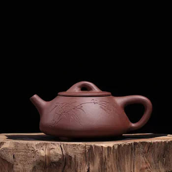 

100mL Small Purple Clay Tea pot Pure handmade authentic Yixing teapot Puer tea kettle Factory direct