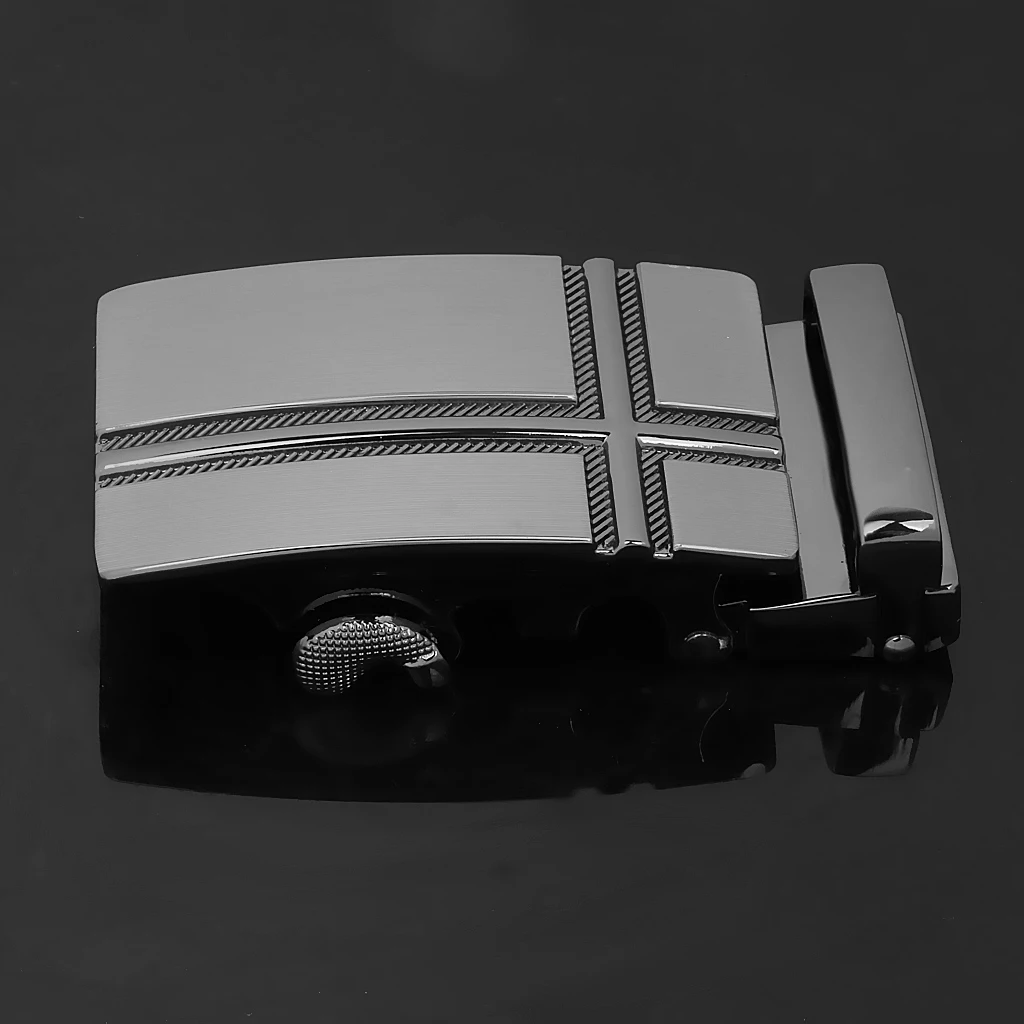 

Men business Style Belt Buckle for Automatic Mens Ratchet Belt Buckle For Leather Belt Fashion designer Men Jeans Belt