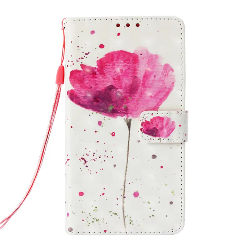 Люксовый чехол Чехлы для Nokia 2,1 3,1 5,1 6,1 7,1 7 Plus N635 N630 Coque Повседневное кожаный чехол-Бумажник для телефона с карманом для карты P03E - Цвет: One Flower