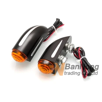 

Motorcycle CNC aluminum black Modified Turn Signal Lights For Harley Sporster Dyna Softail V-Rod Chopper