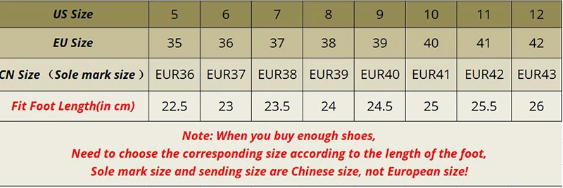 WOMEN size