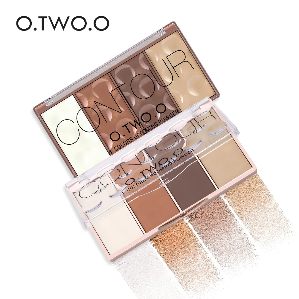 O.TWO.O 4 Colors Concealer Palette Face Makeup Base Contouring Foundation Powder | Красота и здоровье